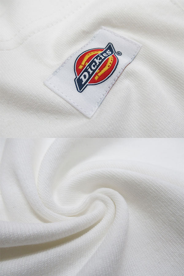 Dickies ワンポイント刺繍 ポケット付き オーバーサイズ 無地Tシャツ(0112281089)
