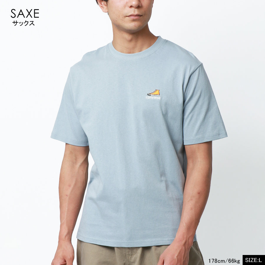 CONVERSE コンバース ワンポイント シューズ 刺繍 Tシャツ(0112281094)