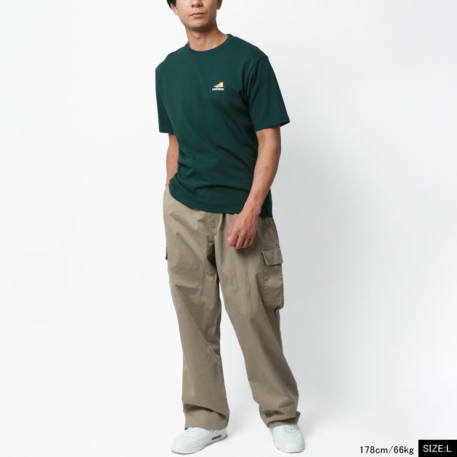 CONVERSE コンバース ワンポイント シューズ 刺繍 Tシャツ(0112281094)