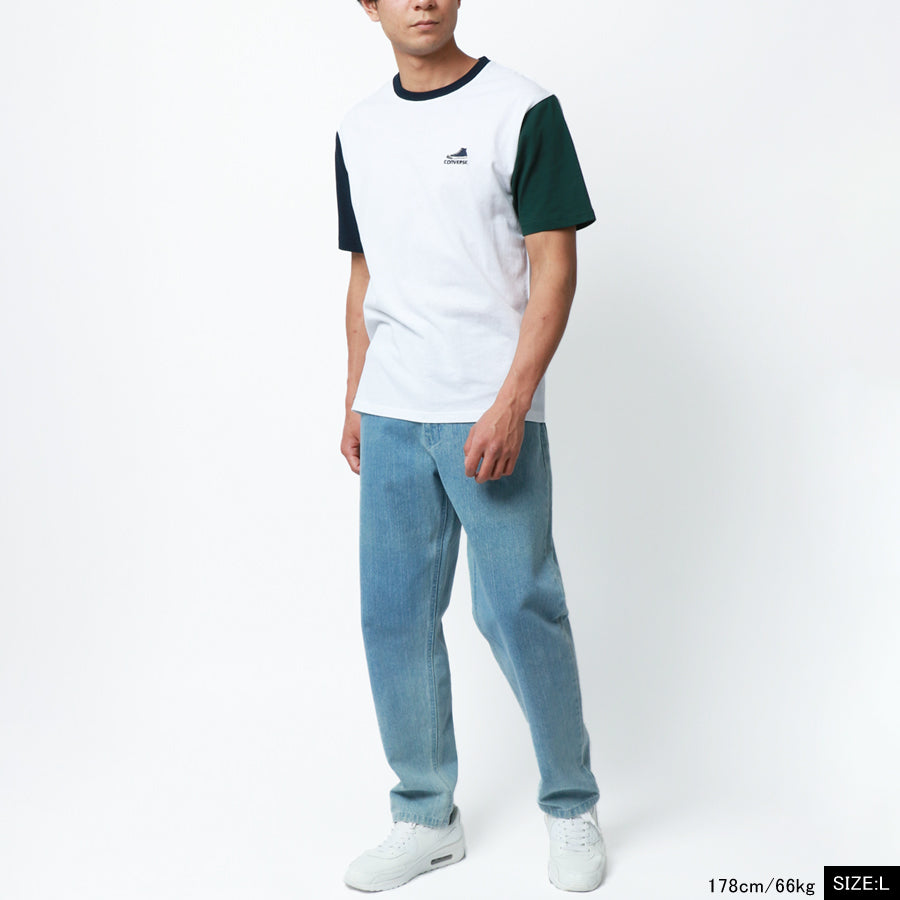 CONVERSE コンバース ワンポイント シューズ 刺繍 Tシャツ(0112281094)