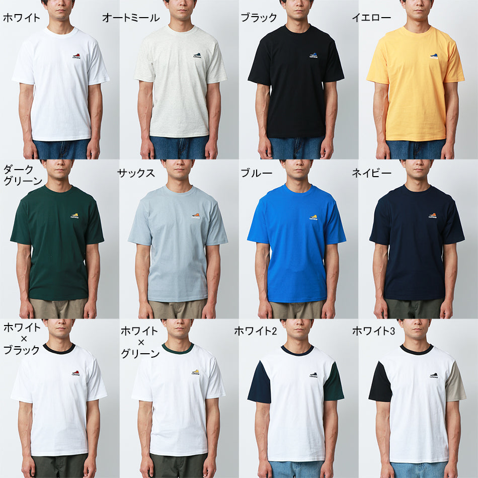 CONVERSE コンバース ワンポイント シューズ 刺繍 Tシャツ(0112281094)