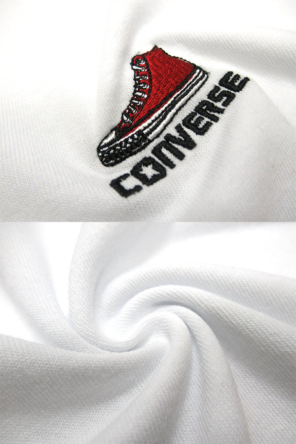 CONVERSE コンバース ワンポイント シューズ 刺繍 Tシャツ(0112281094)
