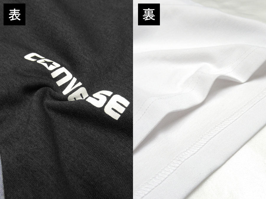 CONVERSE コンバース Tシャツ メンズ 長袖 秋冬 切替え 吸汗速乾 ロンティー ロンT(0112281198)