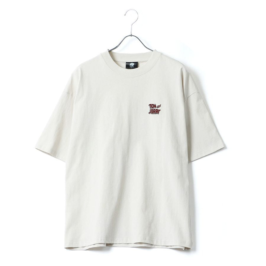 トムとジェリー Tシャツ 半袖 メンズ レディース ユニセックス キャラクター 綿100% 春夏 大きいサイズ ヴィンテージ風 プリント ティーシャツ ロック バンド ピグメント加工 ROOK(0112281248)