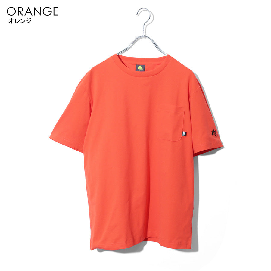 LOGOS Park ロゴスパーク Tシャツ 半袖 メンズ レディース ユニセックス ポケット付き ポケT ブランド ロゴ クルーネック 左胸 袖 刺繍 吸汗速乾 防虫加工(0112281271)
