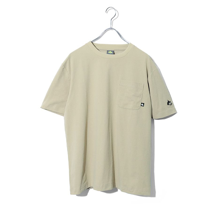 LOGOS Park ロゴスパーク Tシャツ 半袖 メンズ レディース ユニセックス ポケット付き ポケT ブランド ロゴ クルーネック 左胸 袖 刺繍 吸汗速乾 防虫加工(0112281271)