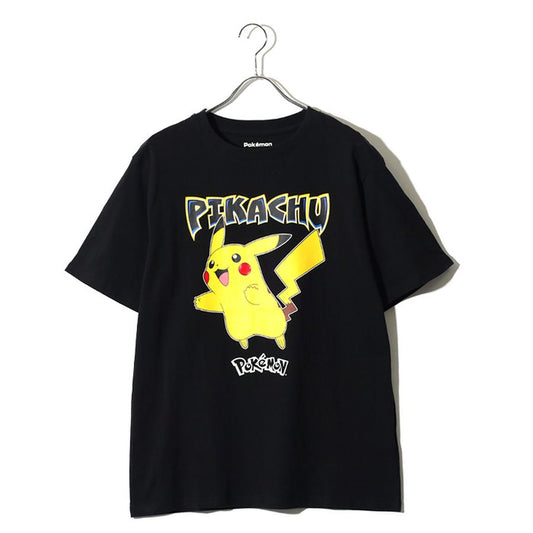 POKEMON ポケモン キャラクター プリント Tシャツ 半袖 メンズ レディース ユニセックス クルーネック 綿100 ピカチュウ ゲンガー メタモン イーブイ カビゴン ミミッキュ おしゃれ オシャレ(0117320153)