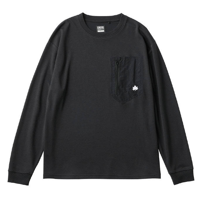 LOGOS by LIPNER ロゴス バイ リプナー リカバリーウェア ロングTシャツ メンズ レディース ユニセックス 長袖 トップス パジャマ ルームウェア 部屋着 一般医療機器 血行促進 疲労緩和 疲労軽減 疲労回復(0119060001)
