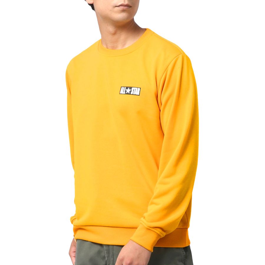 CONVERSE コンバース トレーナー メンズ スウェット スエット 秋冬 裏毛 ワンポイント ロゴ プリント 吸汗速乾(0122280268)