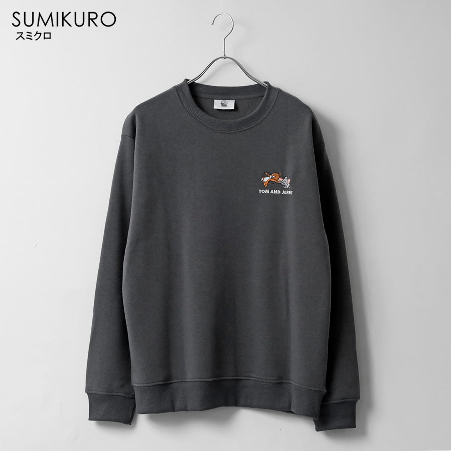 トムとジェリー スウェット トレーナー 裏起毛 刺繍 プリント ユニセックス シンプル(0122280333)