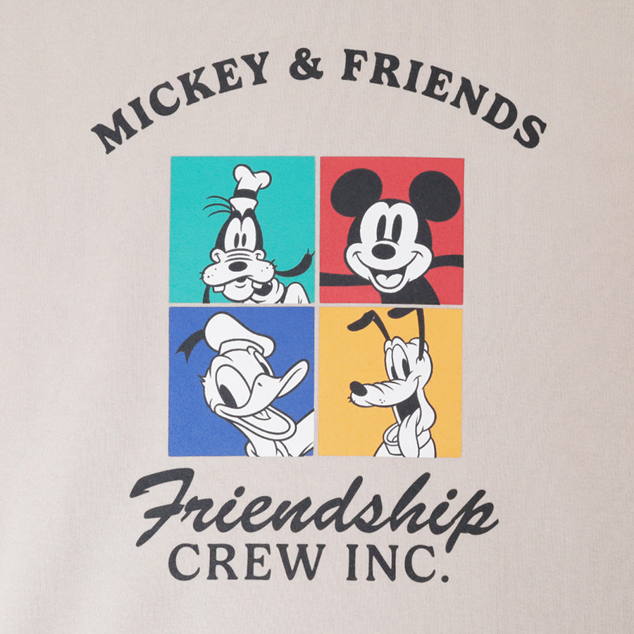 Disney ディズニー スウェット トレーナー 裏起毛 ワンポイント 刺繍 プリント ユニセックス シンプル(0122280334)