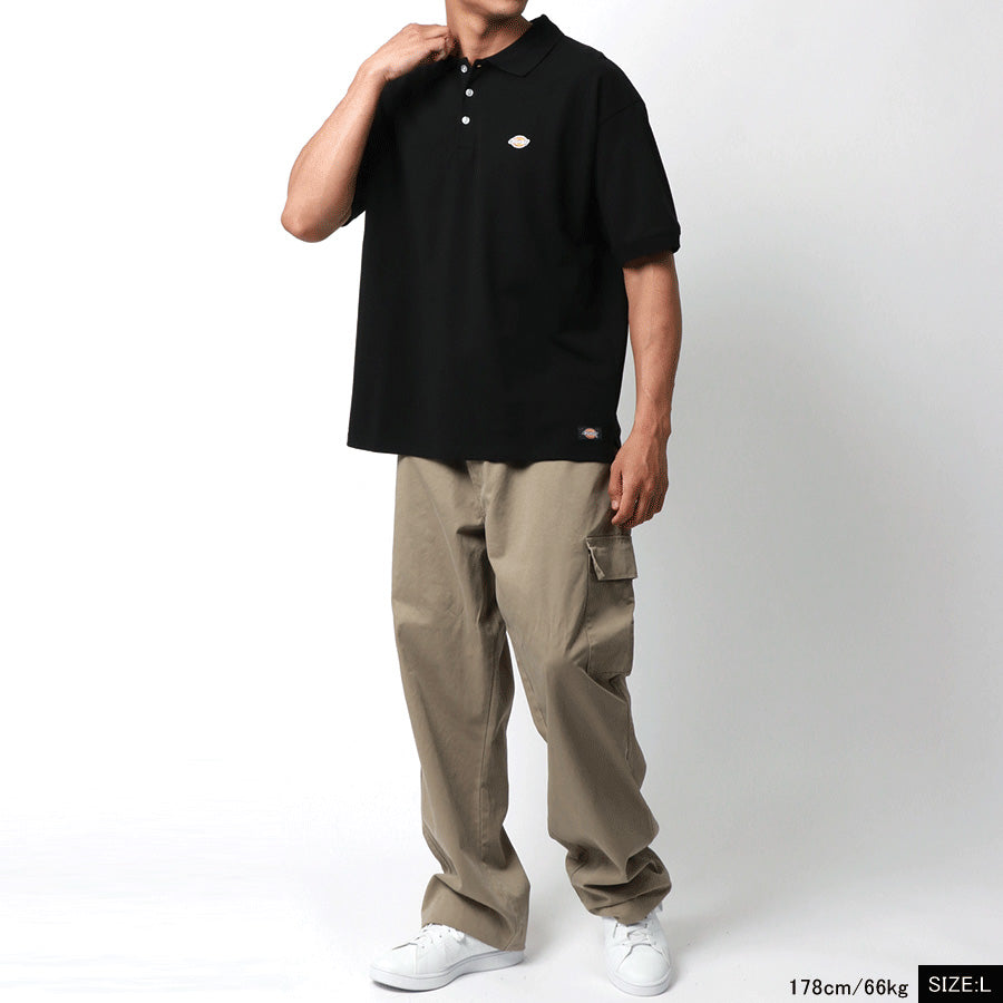 Dickies ディッキーズ 半袖 ポロシャツ 鹿の子 無地 ストリート アメカジ カジュアル(0142280173)