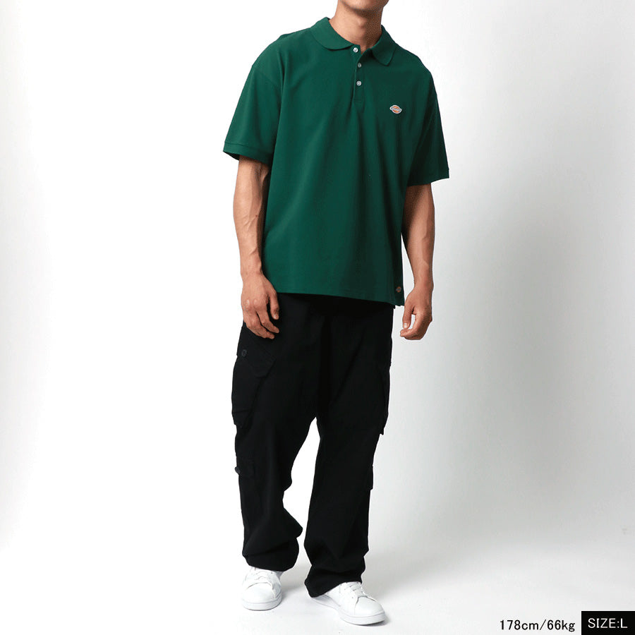 Dickies ディッキーズ 半袖 ポロシャツ 鹿の子 無地 ストリート アメカジ カジュアル(0142280173)