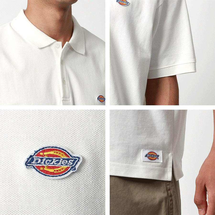 Dickies ディッキーズ 半袖 ポロシャツ 鹿の子 無地 ストリート アメカジ カジュアル(0142280173)