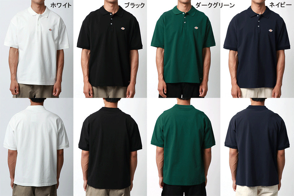 Dickies ディッキーズ 半袖 ポロシャツ 鹿の子 無地 ストリート アメカジ カジュアル(0142280173)