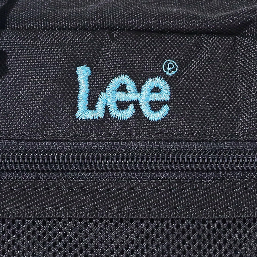 Lee リー 推し活 推しのカラーが見つかる ヨコ型 横型 ショルダーバッグ メンズ レディース ユニセックス ブランド カラー刺繍ロゴ 引手 インナーポケット メイン収納 インナー フロント バック ポケット 旅行(7727840039)