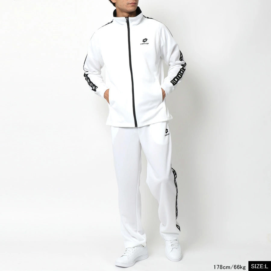 LOTTO ロット ジャージ 上下 メンズ セットアップ スポーツウェア トレーニングウェア ブランド おしゃれ トップス パンツ 長袖 大きいサイズ ゆったり かっこいい ランニングウェア 散歩(0161690003)