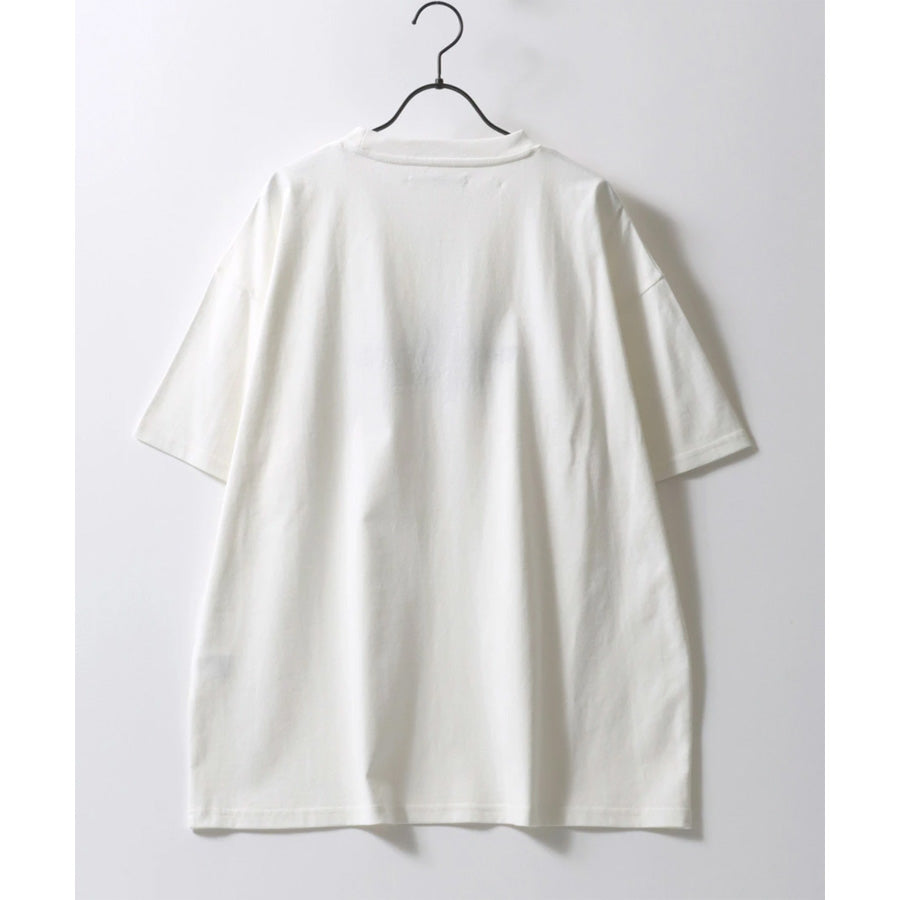 SITRY シトリー Tシャツ 半袖 メンズ レディース ユニセックス 綿100 別注 オーバーサイズ ビッグシルエット ワイドシルエット アニマル ワンポイント刺繍 ストリート カットソー トップス(0115130026)