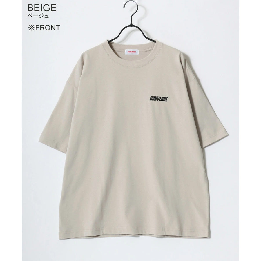 CONVERSE コンバース Tシャツ 半袖 メンズ レディース ユニセックス ブランド COOLMAX 吸水速乾 バックプリント ロゴ ワンポイント イージーケア ドライタッチ(0112281222)