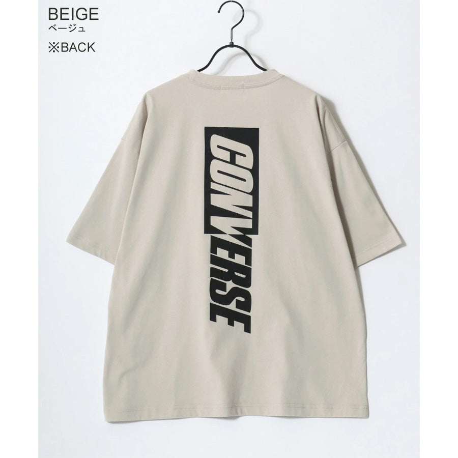 CONVERSE コンバース Tシャツ 半袖 メンズ レディース ユニセックス ブランド COOLMAX 吸水速乾 バックプリント ロゴ ワンポイント イージーケア ドライタッチ(0112281222)
