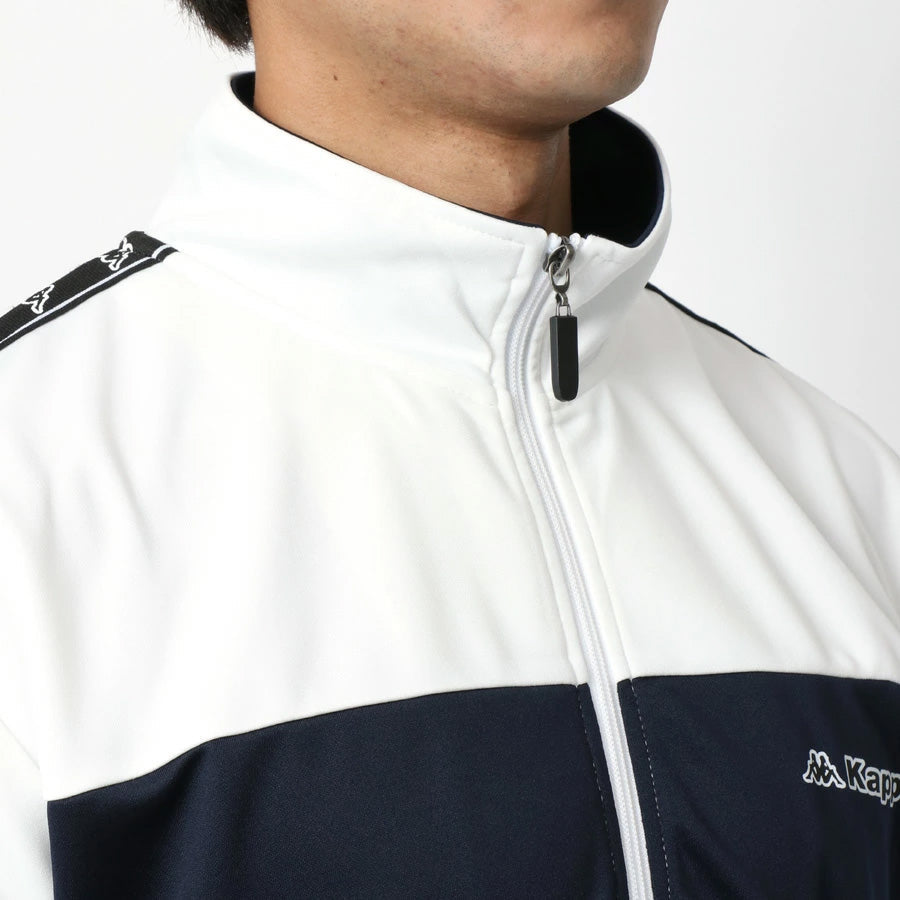 Kappa カッパ ジャージ 上下 メンズ セットアップ スポーツウェア トレーニングウェア ブランド おしゃれ トップス パンツ 長袖 大きいサイズ ゆったり かっこいい ランニングウェア(0162520006)