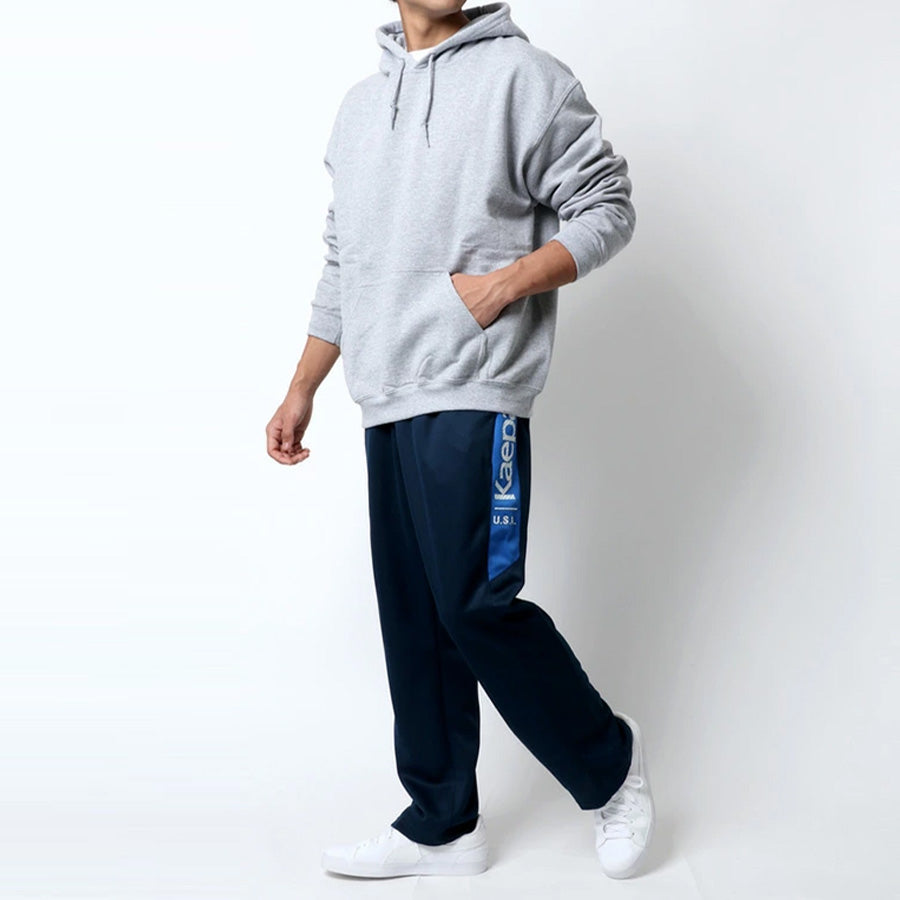Kaepa ケイパ ジャージ 下 メンズ パンツ おしゃれ 大きいサイズ ポリエステル100 ゆったり ストレート ストレッチ ブランド ジャージパンツ ゆったり 吸水速乾 UVカット(5197140046)