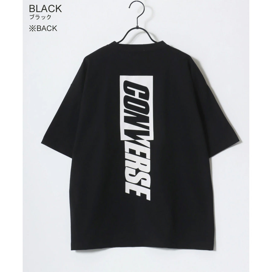 CONVERSE コンバース Tシャツ 半袖 メンズ レディース ユニセックス ブランド COOLMAX 吸水速乾 バックプリント ロゴ ワンポイント イージーケア ドライタッチ(0112281222)