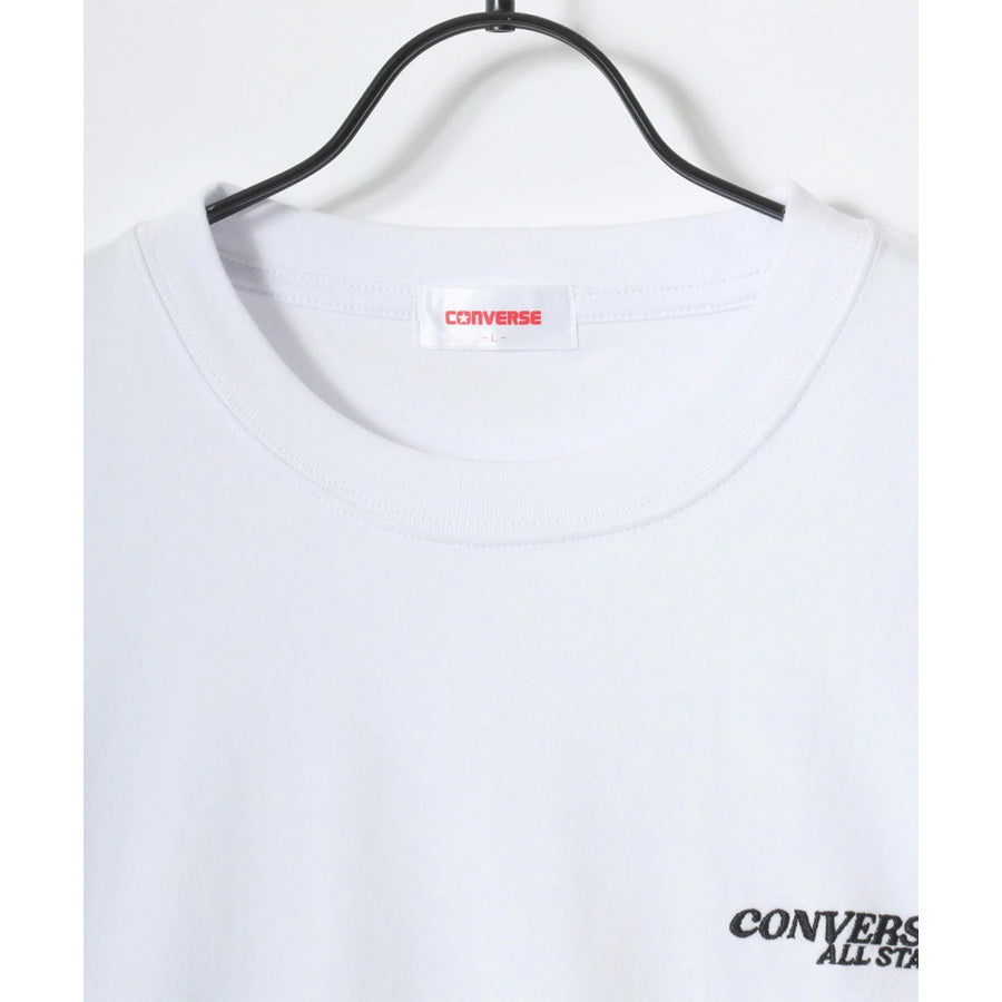 CONVERSE コンバース Tシャツ 半袖 メンズ レディース ユニセックス ブランド COOLMAX 吸水速乾 バックプリント ロゴ ワンポイント イージーケア ドライタッチ(0112281222)