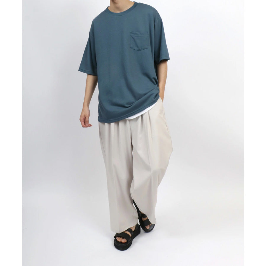 marukawa ドライ ダブルフェイス ポンチ Tシャツ 半袖 メンズ レディース ユニセックス カットソー トップス インナー 速乾性 ストレッチ イージーケア素材 とろみ 快適(0113010049)