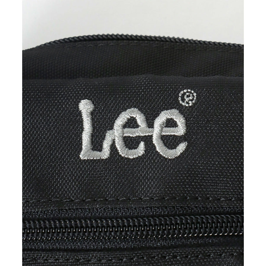 Lee リー ミニ 縦型 ショルダーバッグ メンズ レディース ユニセックス 男女兼用 撥水 ブランド ロゴ ワンポイント 刺繍 テープ付き 軽量 コンパクト 丈夫 耐久性 ポリエステル シンプル 収納力 旅行 アウトドア(7727840043)
