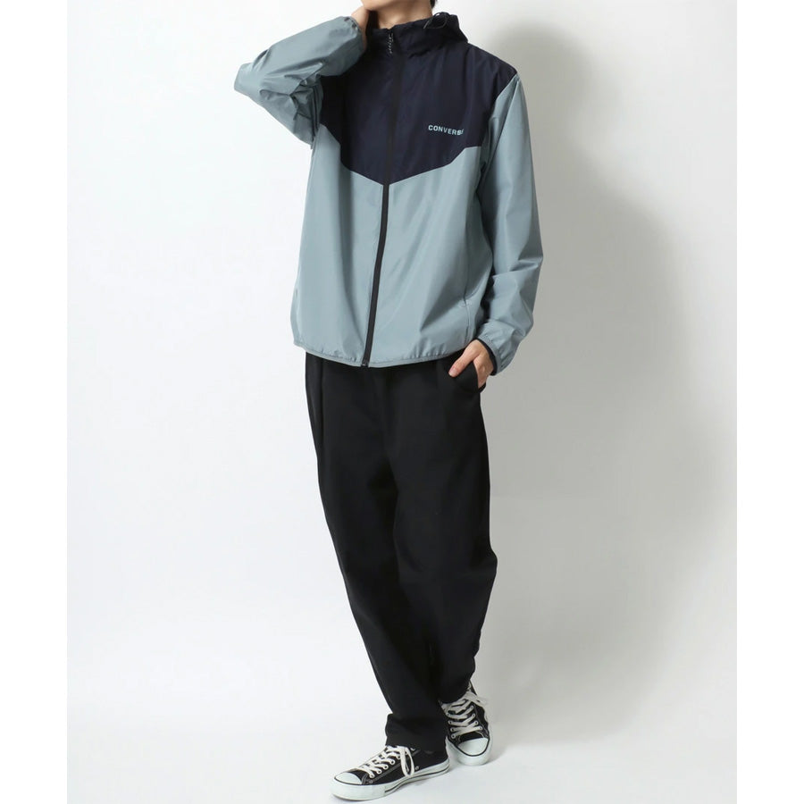 CONVERSE コンバース ナイロンジャケット メンズ レディース ユニセックス 撥水 UVカット 裏メッシュ マウンテンパーカー ポリエステル 切替 軽量 アウター(3142280443)