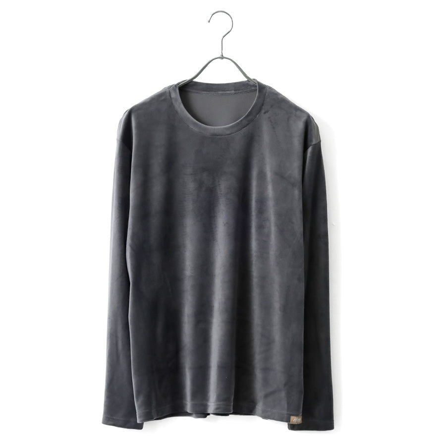 marukawa HOME BY TEMPUR テンピュール リラクシングウェア Tシャツ メンズ レディース ユニセックス 長袖 インナー Qi-tex チテックス 快適性 機能性 カットソー トップス ルームウェア 部屋着(7898680044)