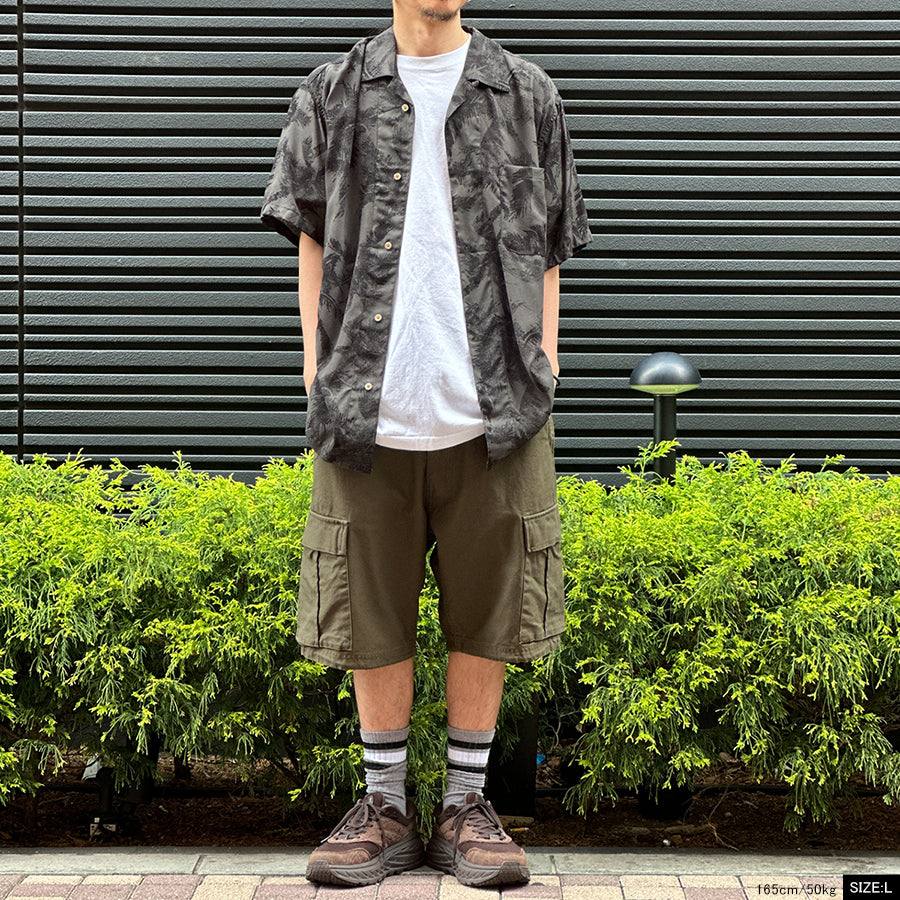 marukawa マルカワ アロハシャツ メンズ 半袖 レーヨン 夏服 夏用 涼しい 総柄 シャツ 柄シャツ かりゆしウェア ハワイアンシャツ 花柄 魚 派手 ALOHA ハワイ(2152820088)