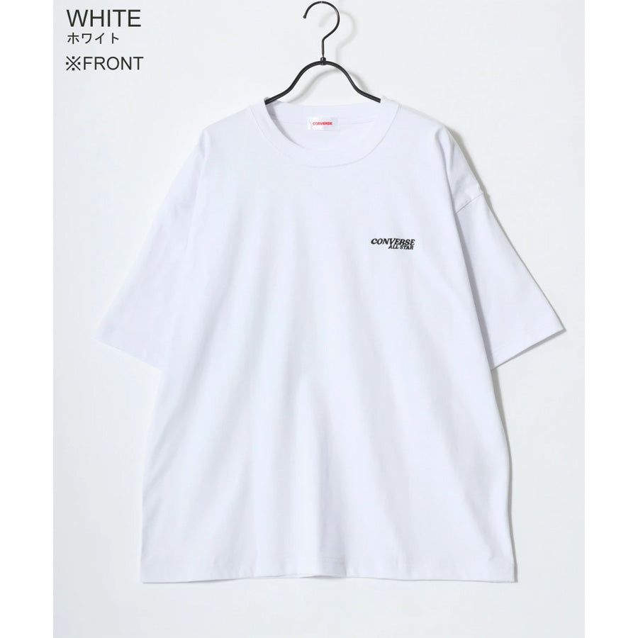 CONVERSE コンバース Tシャツ 半袖 メンズ レディース ユニセックス ブランド COOLMAX 吸水速乾 バックプリント ロゴ ワンポイント イージーケア ドライタッチ(0112281222)