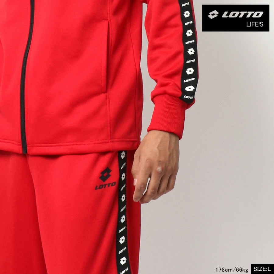 LOTTO ロット ジャージ 上下 メンズ セットアップ スポーツウェア トレーニングウェア ブランド おしゃれ トップス パンツ 長袖 大きいサイズ ゆったり かっこいい ランニングウェア 散歩(0161690003)