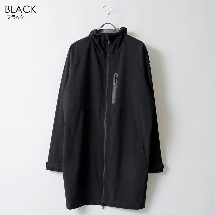 kaepa ケイパ ロングコート メンズ レディース ユニセックス ウインドブレーカー フード付 パーカー 撥水 防風 リフレクション UVカット 軽量 多機能 アウトドア(3147140014)