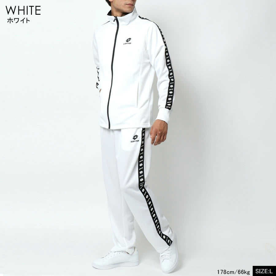 LOTTO ロット ジャージ 上下 メンズ セットアップ スポーツウェア トレーニングウェア ブランド おしゃれ トップス パンツ 長袖 大きいサイズ ゆったり かっこいい ランニングウェア 散歩(0161690003)