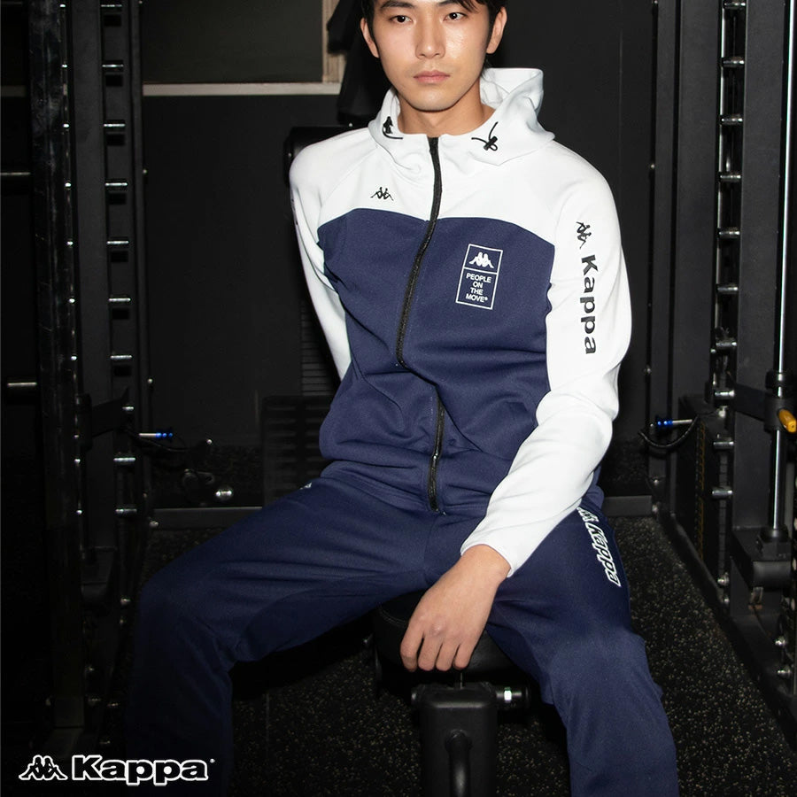 kappa カッパ ジャージ 上下 メンズ セットアップ スポーツウェア トレーニングウェア ブランド おしゃれ トップス パンツ 長袖 大きいサイズ(0165030004)