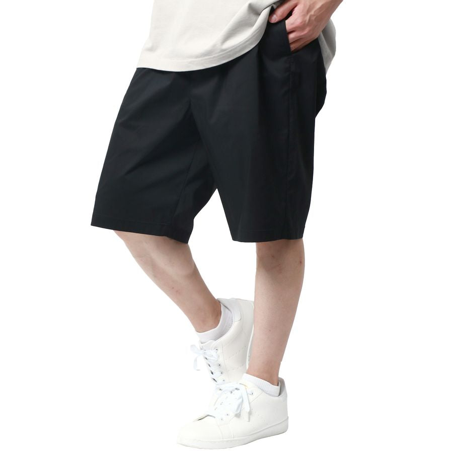 MRU エムアールユー ハーフパンツ メンズ ストレッチ 接触冷感 UVカット 速乾 ドライ イージーパンツ ボトムス 短パン 半ズボン(4181120001)