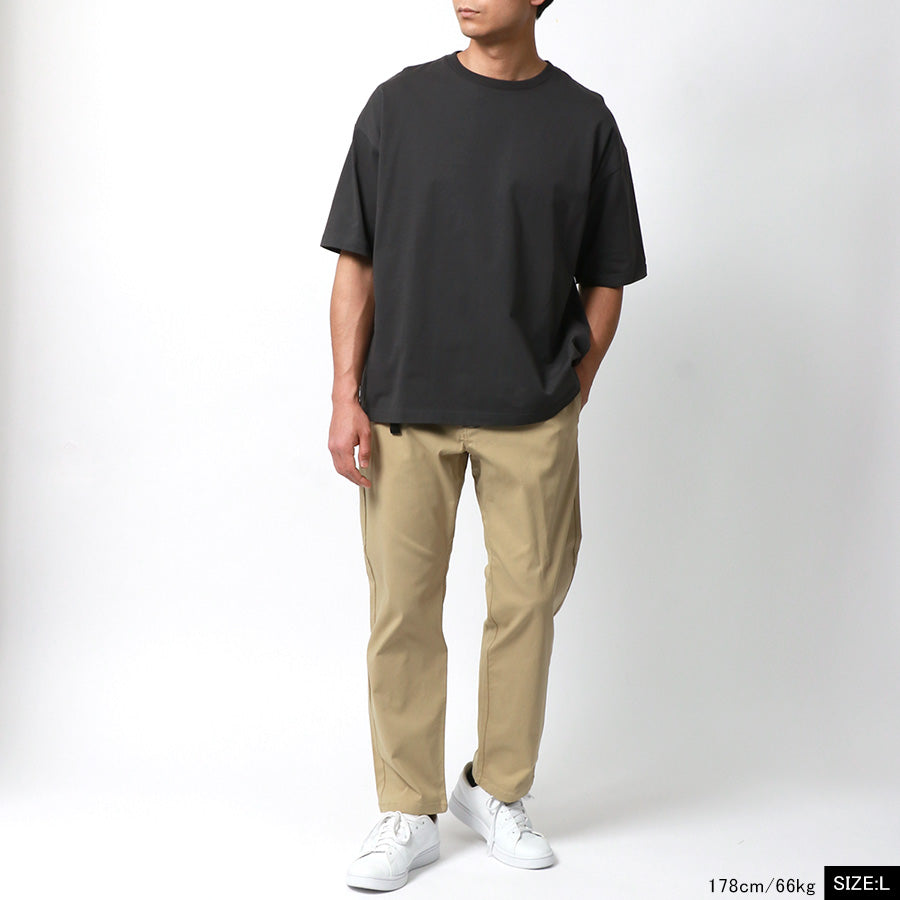 MRU エムアールユー クライミングパンツ メンズ スキニー ストレッチ テーパード 春服 無地 イージーパンツ(4193980001)