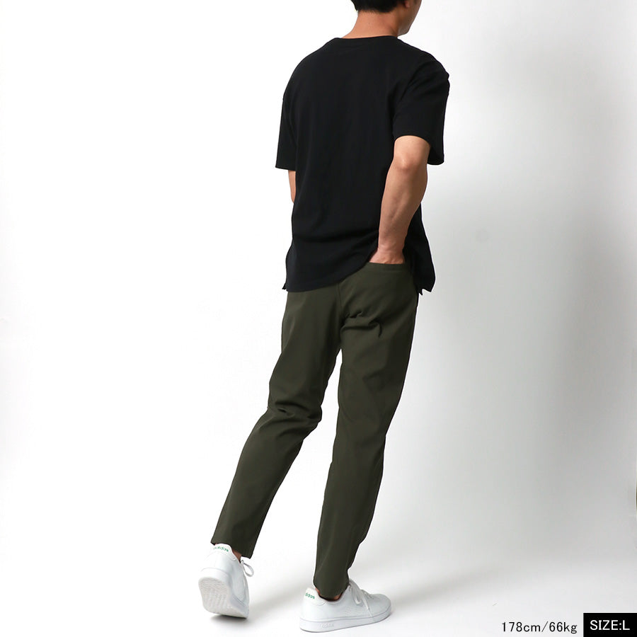 MRU エムアールユー クライミングパンツ メンズ スキニー ストレッチ テーパード 春服 無地 イージーパンツ(4193980001)