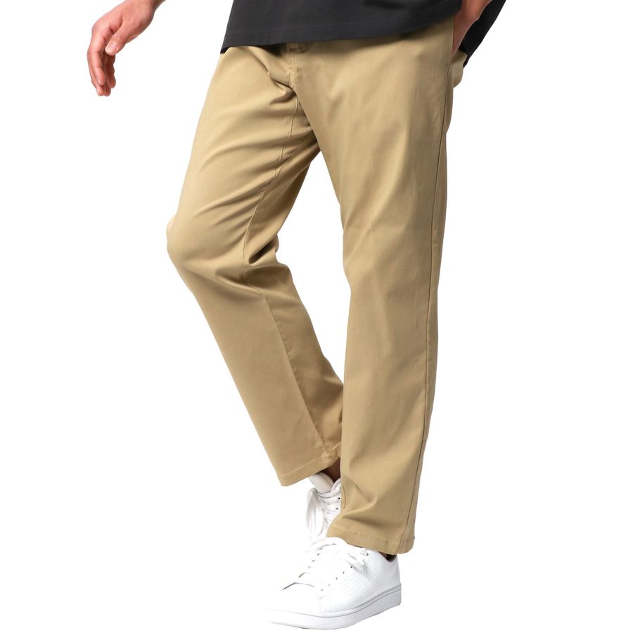 MRU エムアールユー クライミングパンツ メンズ スキニー ストレッチ テーパード 春服 無地 イージーパンツ(4193980001)