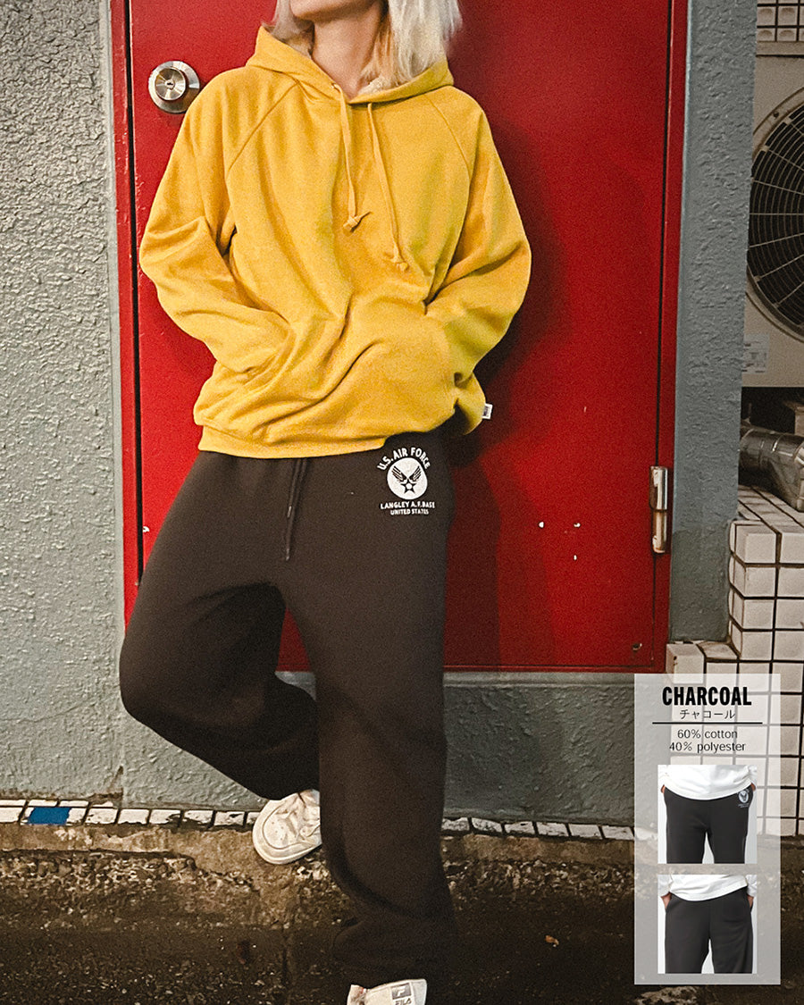 MRU エムアールユー スウェットパンツ メンズ 秋冬 裏起毛 ゆったり ロゴ プリント スエットパンツ イージーパンツ ボトム ボトムス ルームウェア 部屋着(4195030001)
