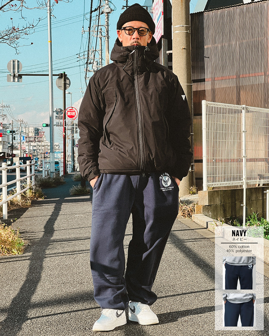 【大きいサイズ】MRU エムアールユー スウェットパンツ メンズ 大きいサイズ 秋冬 裏起毛 ゆったり ロゴ プリント スエットパンツ イージーパンツ ボトム ボトムス ルームウェア(6865030001)
