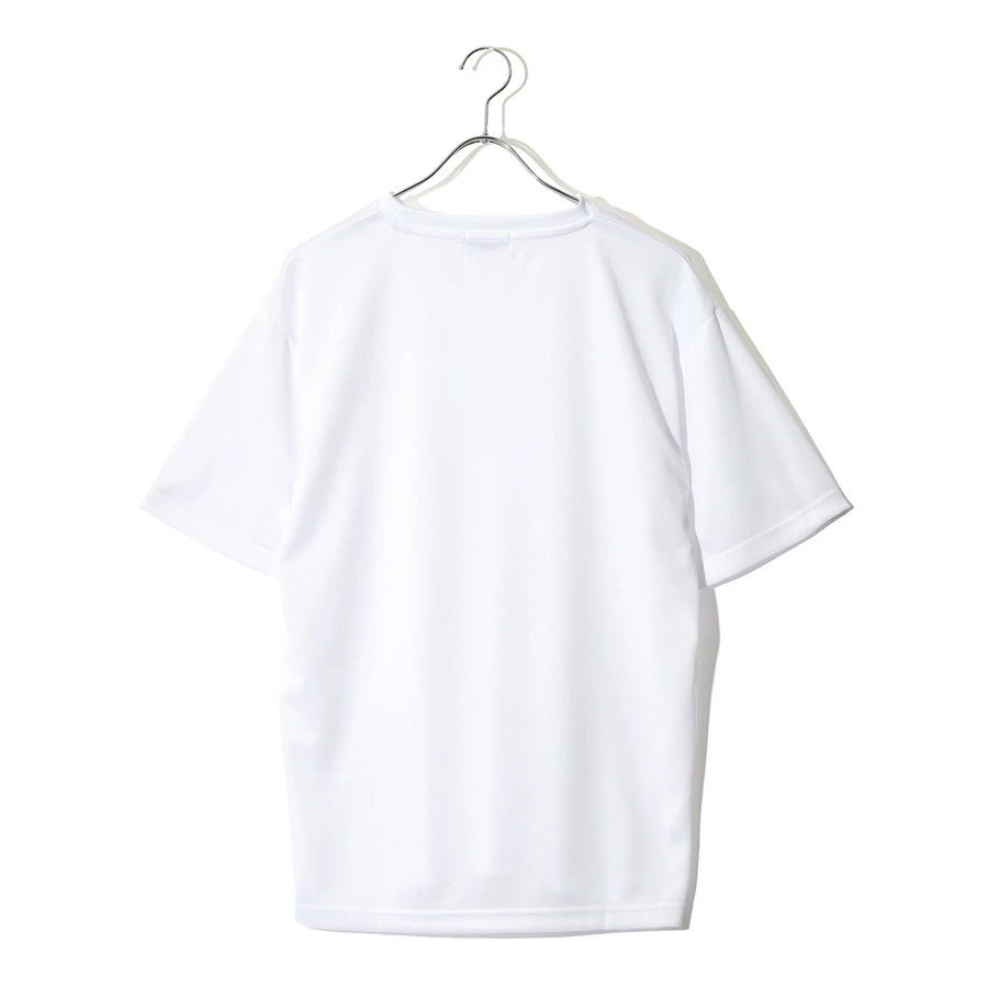 FIRST DOWN ファーストダウン Tシャツ 半袖 メンズ レディース ユニセックス マイクロメッシュ ワンポイント ブランド ロゴ クルーネック 吸水速乾 ドライ(0112000223)