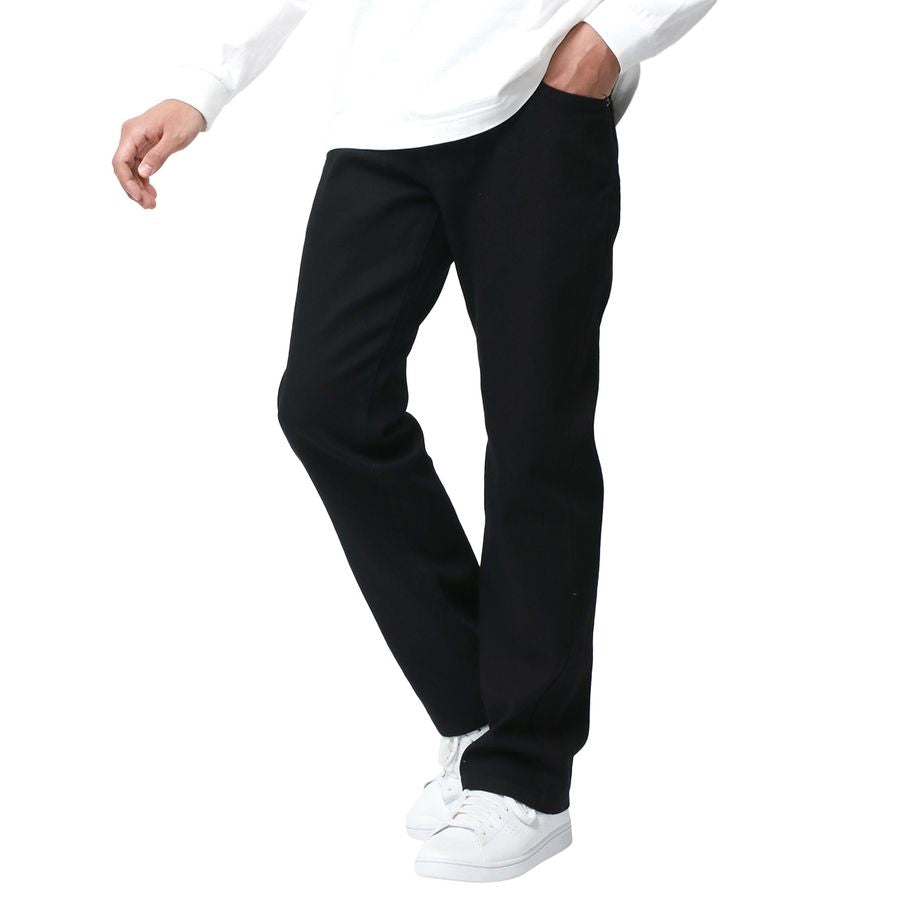 【大きいサイズ】Hanes へインズ ジーンズ メンズ デニムパンツ ジーパン ストレート ゆったり アメカジ ストレッチ 大きいサイズ 秋冬 ストレート デニム Gパン(5111120184)