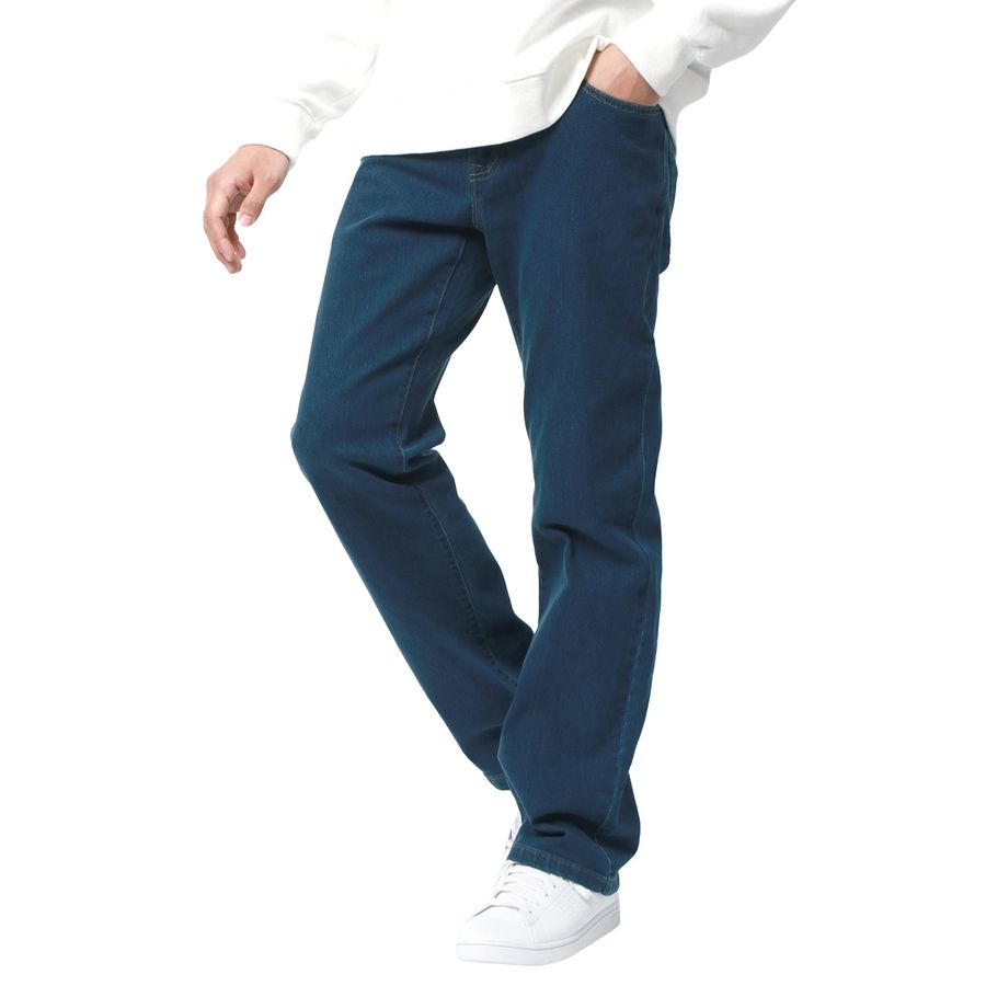 【大きいサイズ】Hanes へインズ ジーンズ メンズ デニムパンツ ジーパン ストレート ゆったり アメカジ ストレッチ 大きいサイズ 秋冬 ストレート デニム Gパン(5111120184)