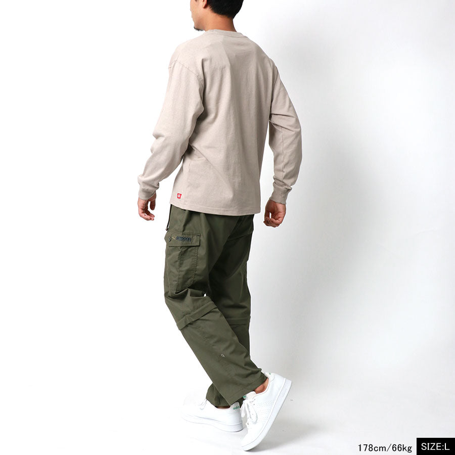 OUTDOOR PRODUCTS アウトドアプロダクツ 裏メッシュ カーゴパンツ ハーフパンツ ショートパンツ 2way(5171120120)