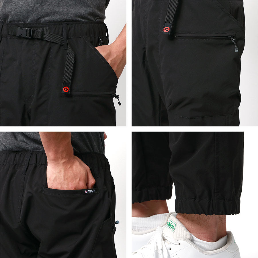 OUTDOOR PRODUCTS アウトドアプロダクツ クライミングパンツ メンズ ストレッチ 秋冬 ジョガーパンツ イージーパンツ 撥水加工 UVカット ボトムス(5171120124)