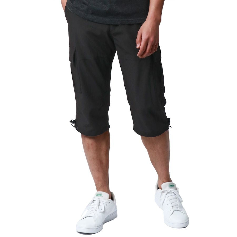 MRU エムアールユー 7分丈 カーゴパンツ メンズ 夏服 七分丈 ストレッチ UVカット ドライ ハーフパンツ ショートパンツ クロップドパンツ(5181120172)